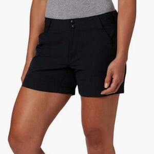 Columbia PFG Coral Point III Shorts Stretch 5" Inseam 50 SPF Women’s Size 2 BLK